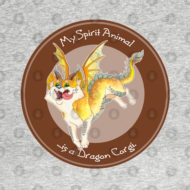 Dragon Corgi Spirit Animal by charamath